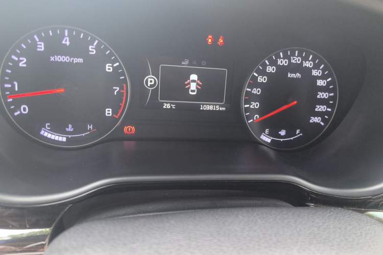 Used Kia K4 2015 1.8L Automatic DLX Special Odometer Close Up