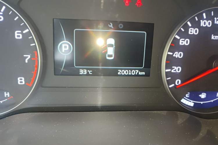 Used Kia K4 2015 1.8L Automatic DLX Special Odometer Close Up
