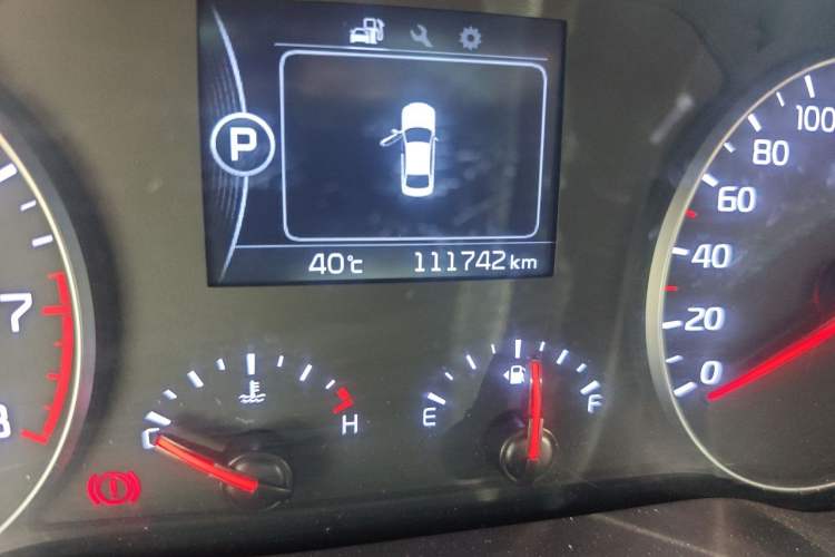 Used Kia K4 2015 1.8L Automatic GLS Special Odometer Close Up