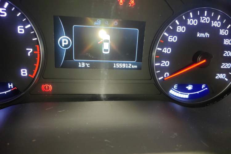 Used Kia K4 2015 1.8L Automatic DLX Special Odometer Close Up