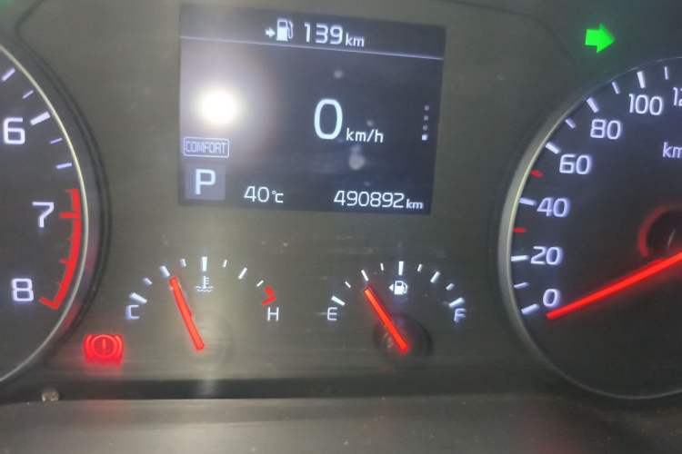 Used Kia K4 2017 1.8L Automatic GLS Special Odometer Close Up