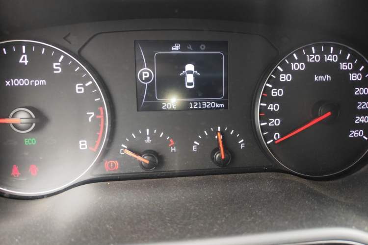 Used Kia K4 2017 1.6T Automatic T-DLX Turbo Odometer Close Up