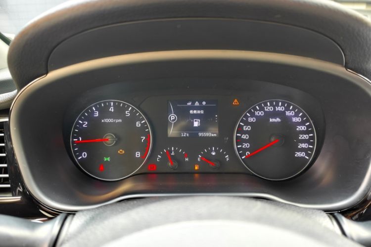 Used Kia K4 2017 1.6T Automatic T-DLX Turbo Odometer Close Up