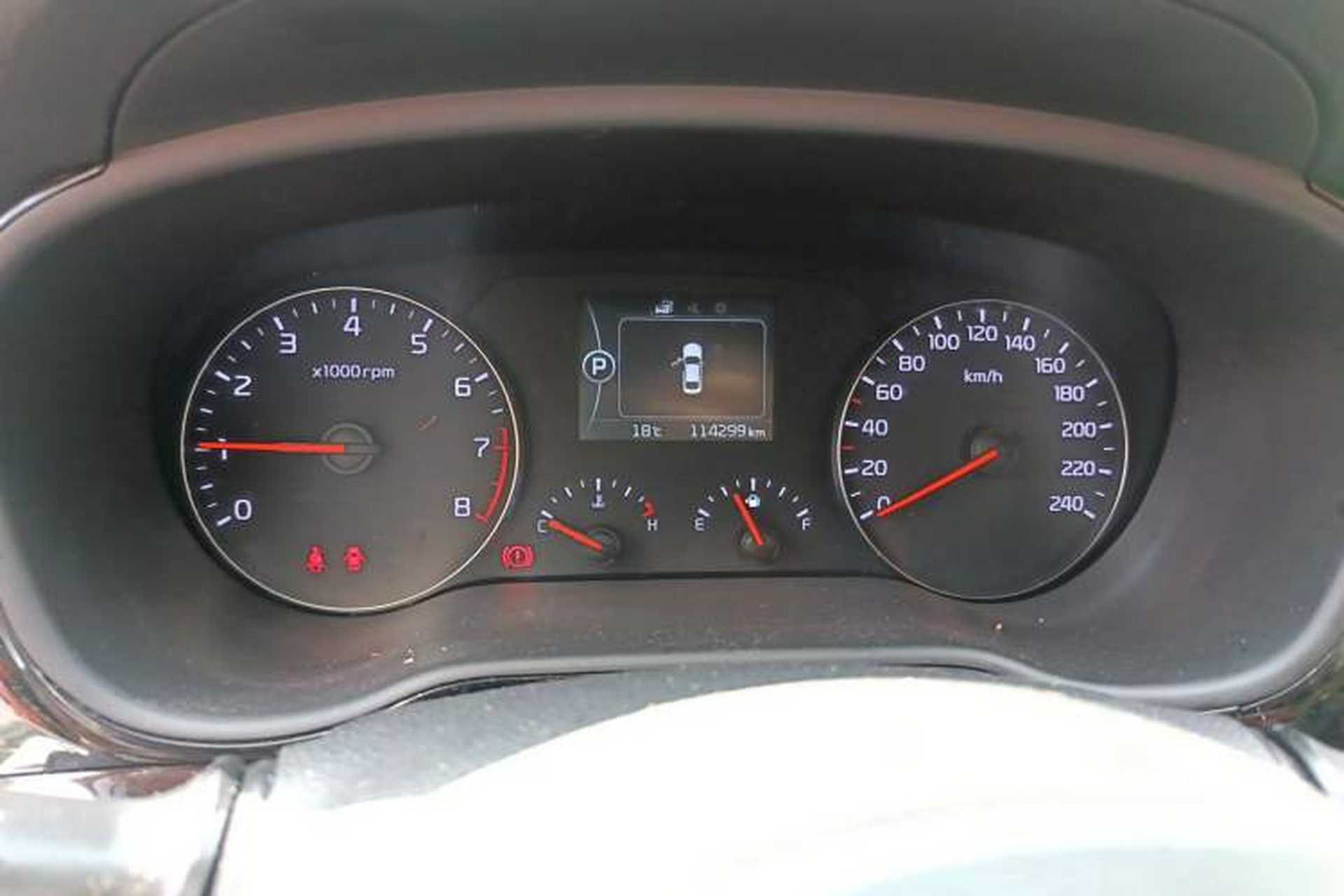 Used Kia K4 2017 1.8L Automatic GLS Special Odometer Close Up