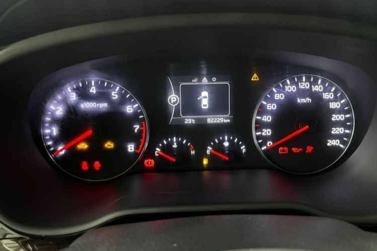 Used Kia K4 2017 1.8L Automatic DLX Special Odometer Close Up
