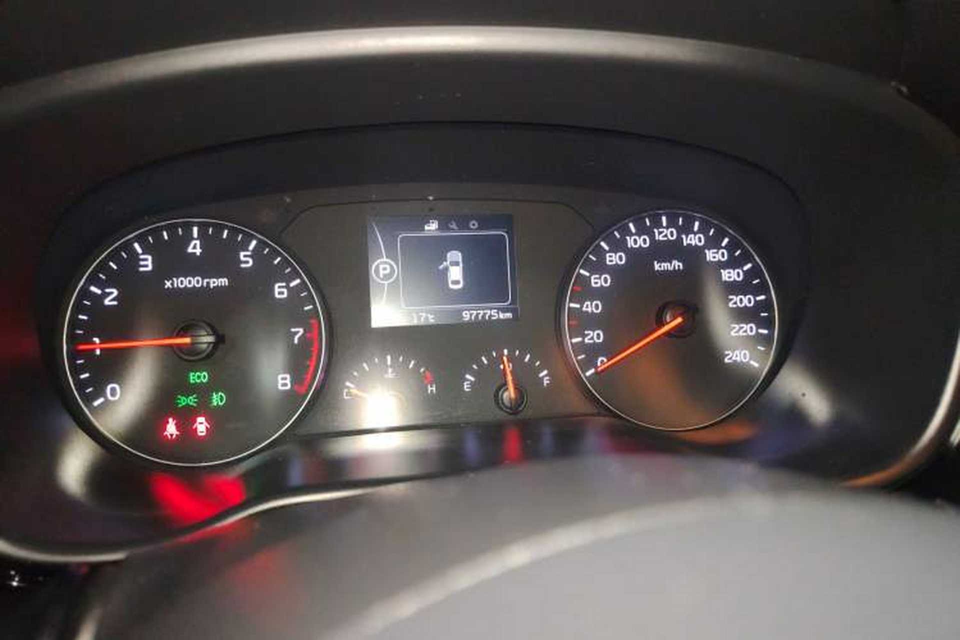Used Kia K4 2017 1.8L Automatic GLS Special Odometer Close Up