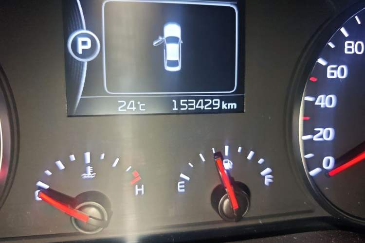 Used Kia K4 2017 1.8L Automatic GLS Special Odometer Close Up