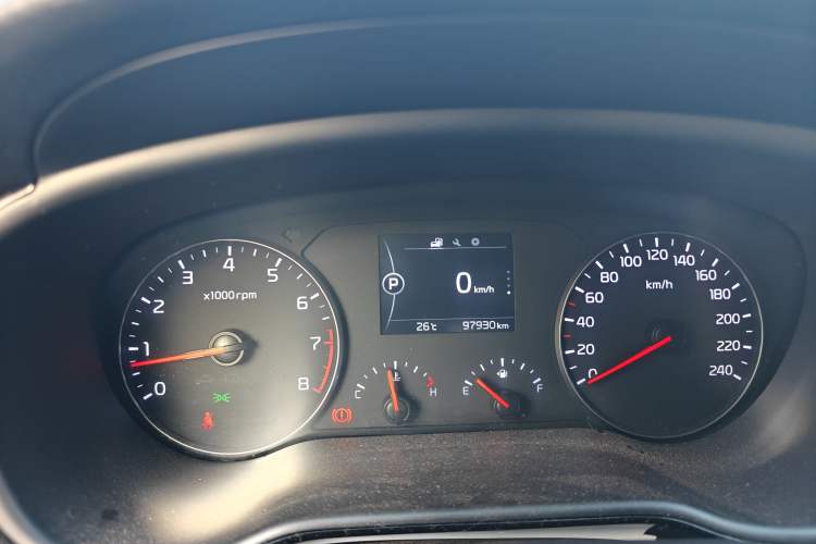 Used Kia K4 2017 1.8L Automatic GLS Special Odometer Close Up