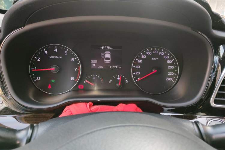 Used Kia K4 2017 1.8L Automatic GL Odometer Close Up
