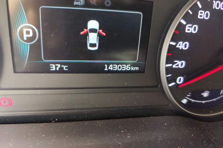 Used Kia K4 2017 1.8L Automatic DLX Special Odometer Close Up