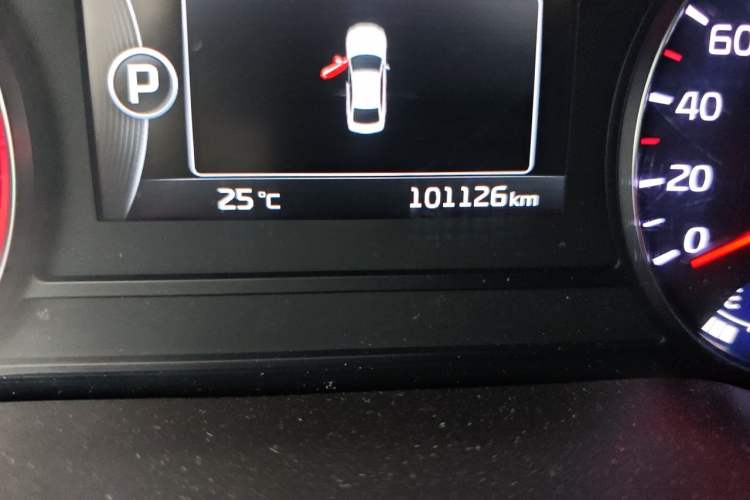 Used Kia K4 2017 1.8L Automatic DLX Special Odometer Close Up