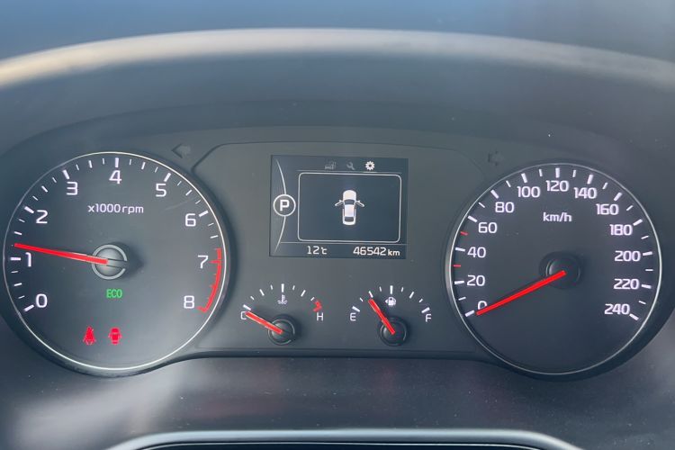Used Kia K4 2017 1.8L Automatic GLS Special Odometer Close Up