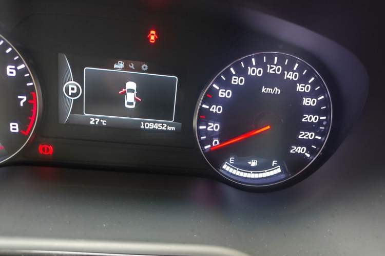 Used Kia K4 2017 1.8L Automatic DLX Special Odometer Close Up