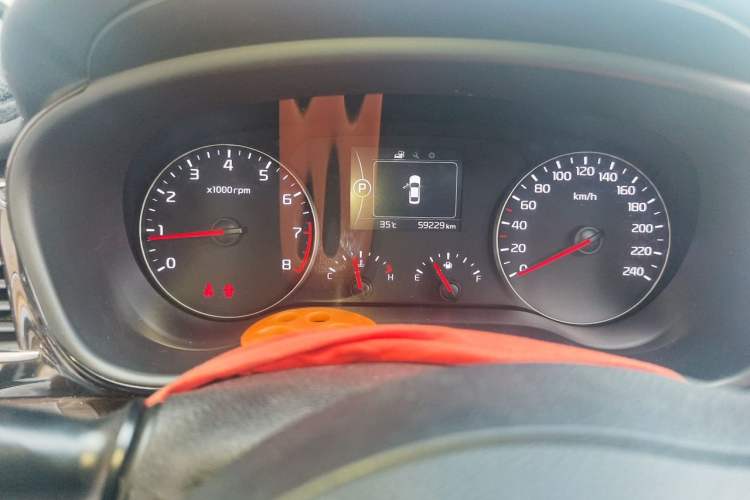 Used Kia K4 2017 1.8L Automatic GLS Special Odometer Close Up