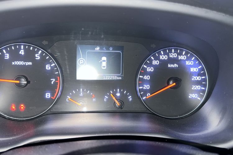 Used Kia K4 2017 1.8L Automatic GLS Special Odometer Close Up
