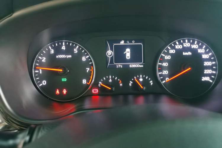 Used Kia K4 2017 1.8L Automatic GLS Special Odometer Close Up