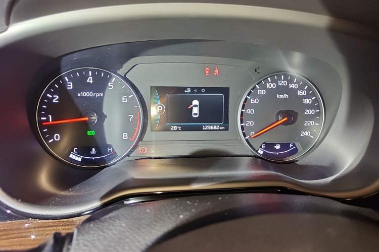 Used Kia K4 2017 1.8L Automatic DLX Special Odometer Close Up