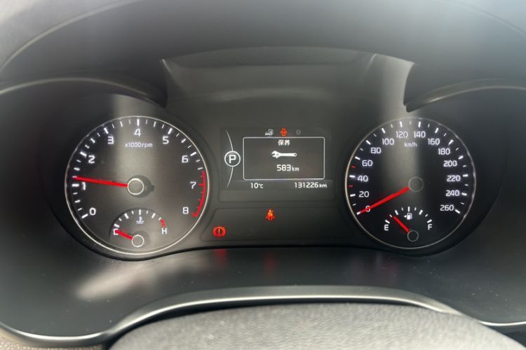 Used Kia K5 2016 2.0L Automatic LUX Odometer Close Up