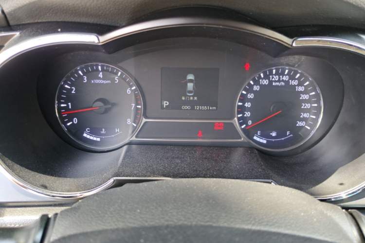 Used Kia K5 2012 2.0L Automatic GLS Odometer Close Up
