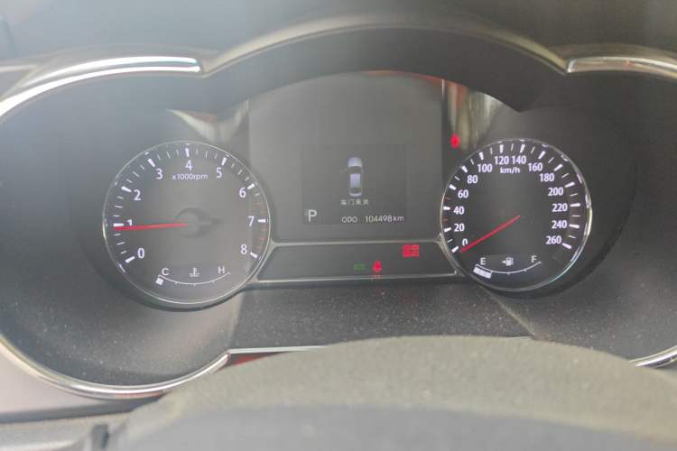 Used Kia K5 2012 2.0L Automatic DLX Odometer Close Up