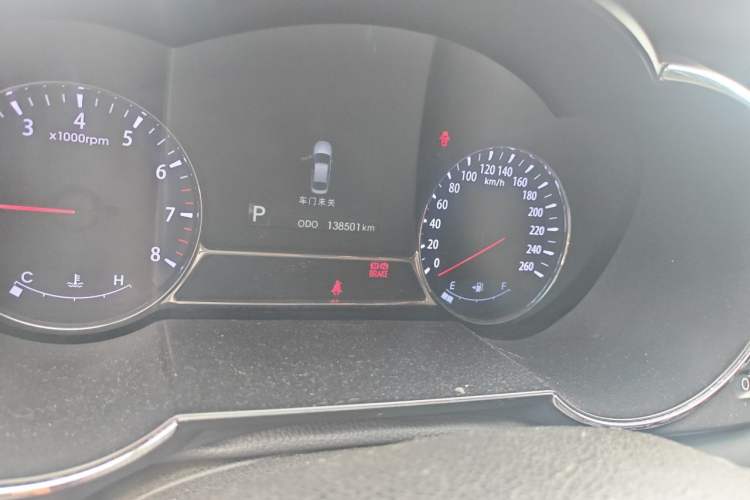 Used Kia K5 2012 2.0L Automatic DLX Odometer Close Up