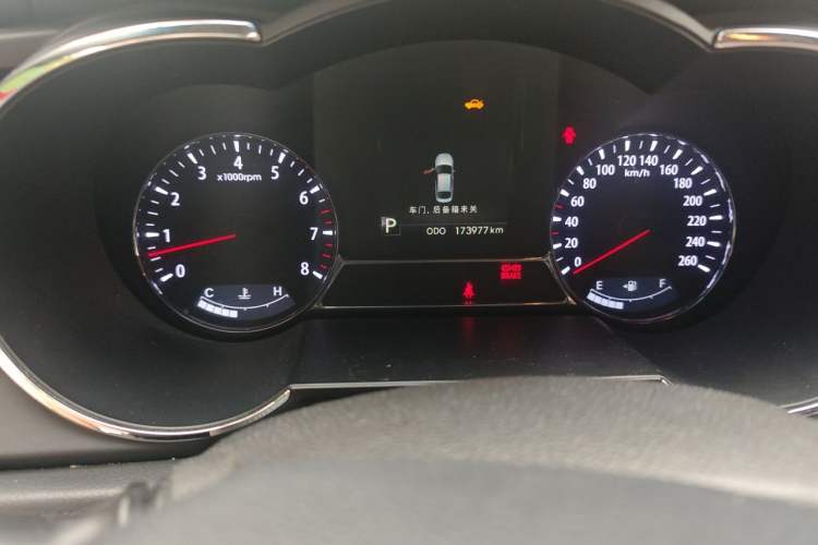 Used Kia K5 2012 2.0L Automatic DLX Odometer Close Up