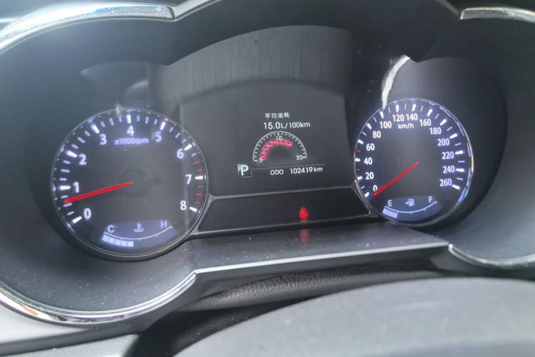 Used Kia K5 2012 2.0L Automatic DLX Odometer Close Up