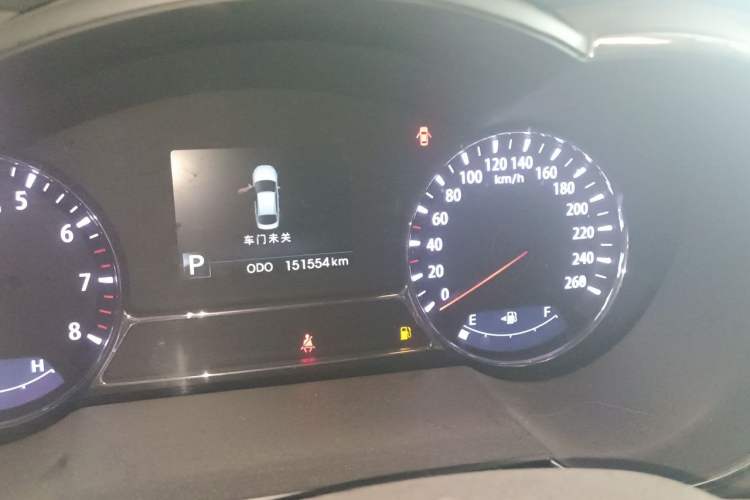 Used Kia K5 2012 2.0L Automatic DLX Odometer Close Up