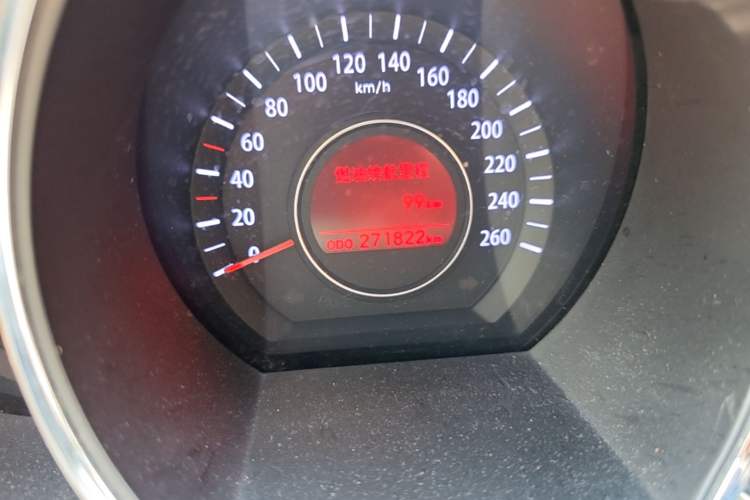 Used Kia K5 2012 2.0L Automatic GL Odometer Close Up