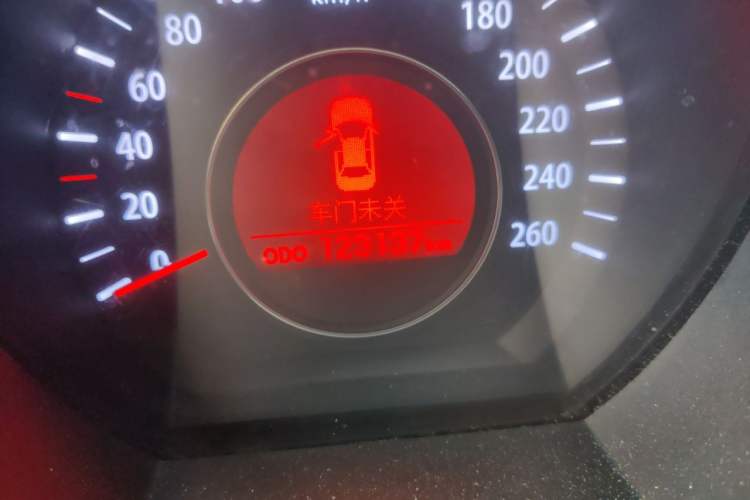 Used Kia K5 2012 2.0L Automatic GL Odometer Close Up
