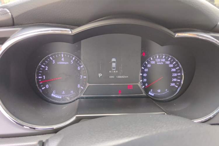 Used Kia K5 2012 2.0L Automatic DLX Odometer Close Up