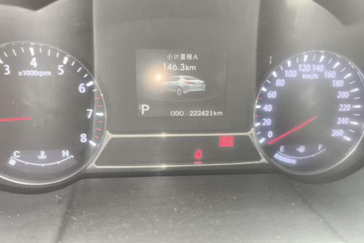 Used Kia K5 2012 2.0L Automatic DLX Odometer Close Up