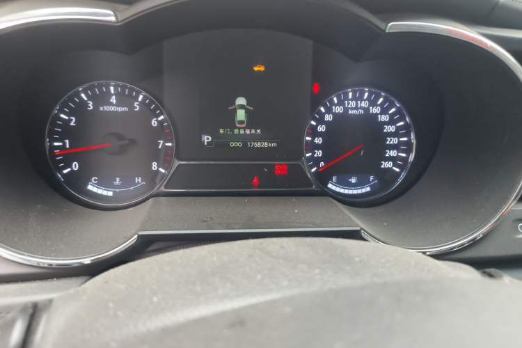 Used Kia K5 2012 2.0L Automatic DLX Odometer Close Up