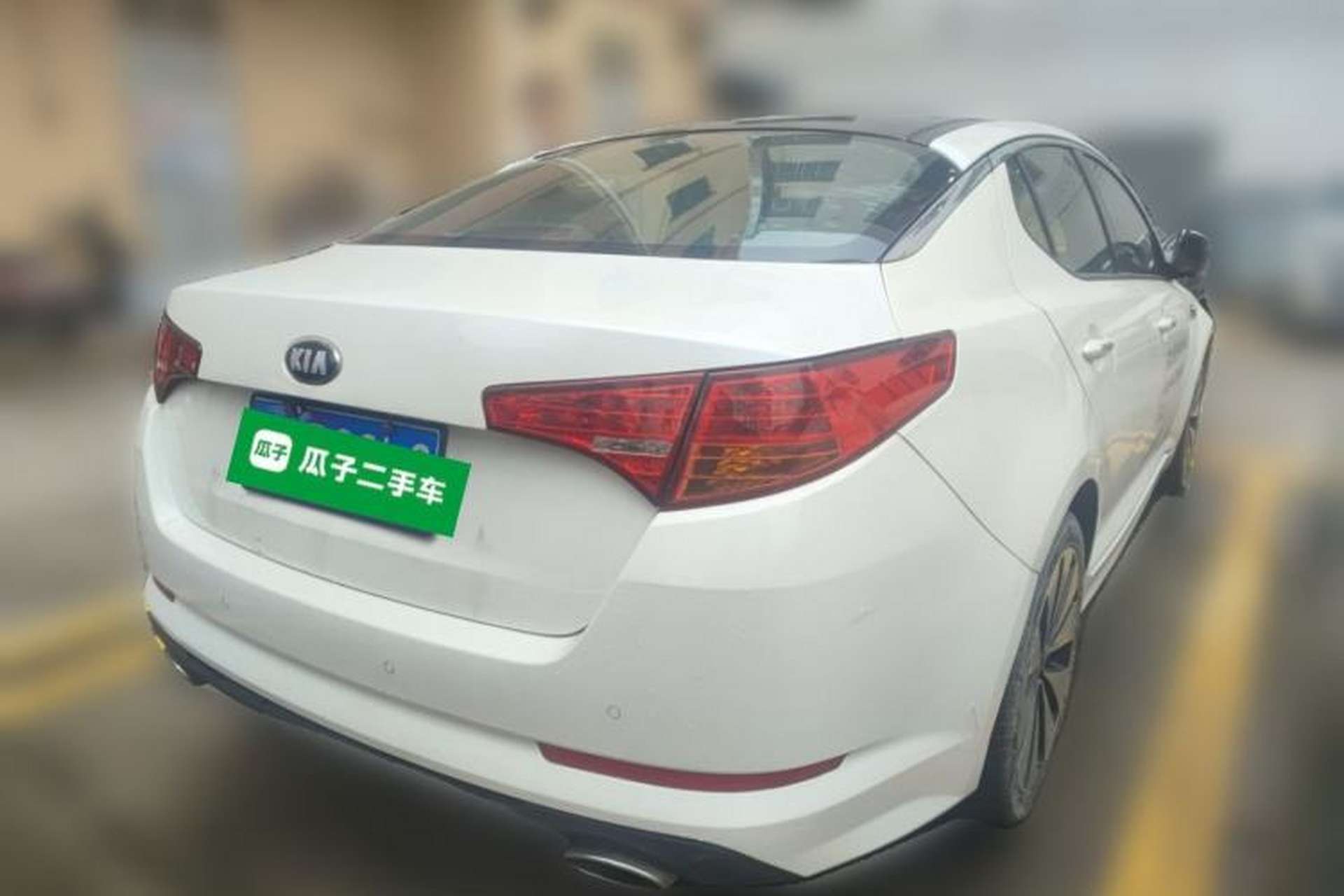 Used Kia K5 2012 2.0L Automatic DLX Rear Right 45 Deg