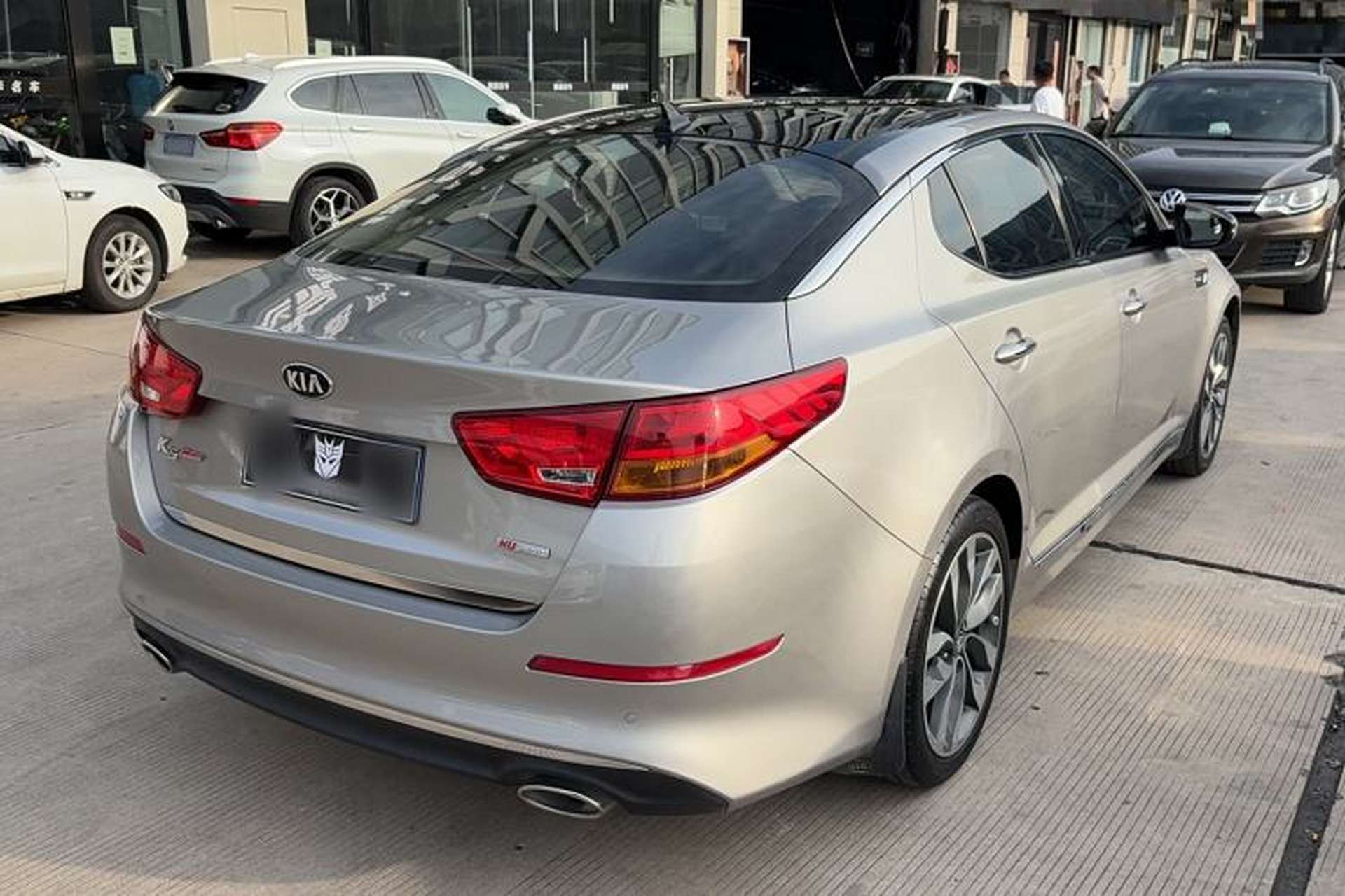 Used Kia K5 2014 2.0L Automatic LUXURY Rear Right 45 Deg