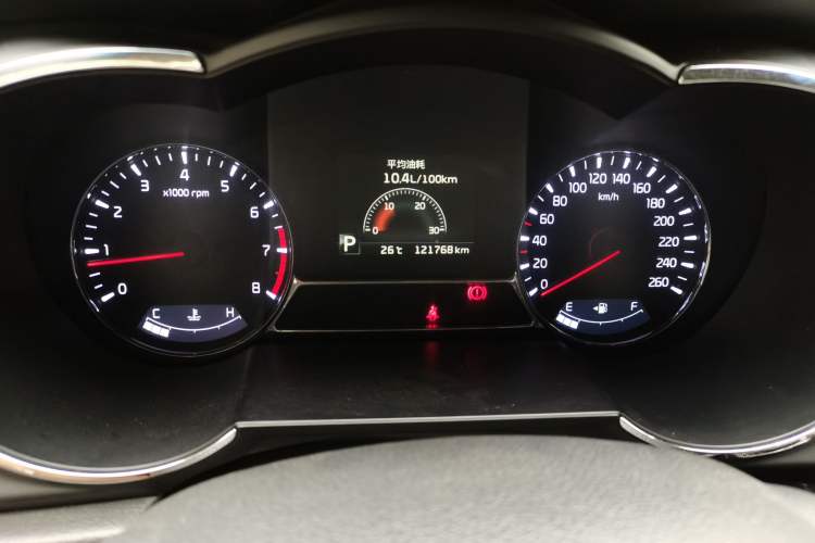 Used Kia K5 2014 2.0L Automatic LUXURY Odometer Close Up