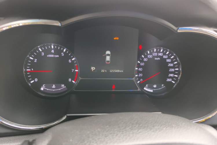 Used Kia K5 2014 2.0L Automatic LUXURY Odometer Close Up