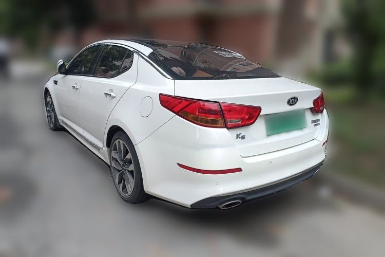 Used Kia K5 2014 2.0L Automatic LUXURY Rear Left 45 Deg