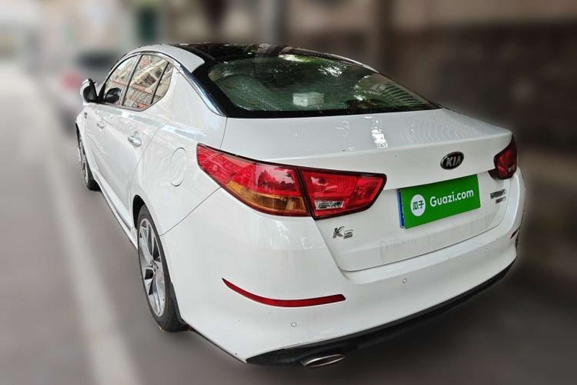 Used Kia K5 2014 2.0L Automatic LUXURY Rear Left 45 Deg