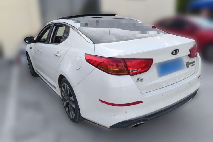 Used Kia K5 2014 2.0L Automatic LUXURY Rear Left 45 Deg