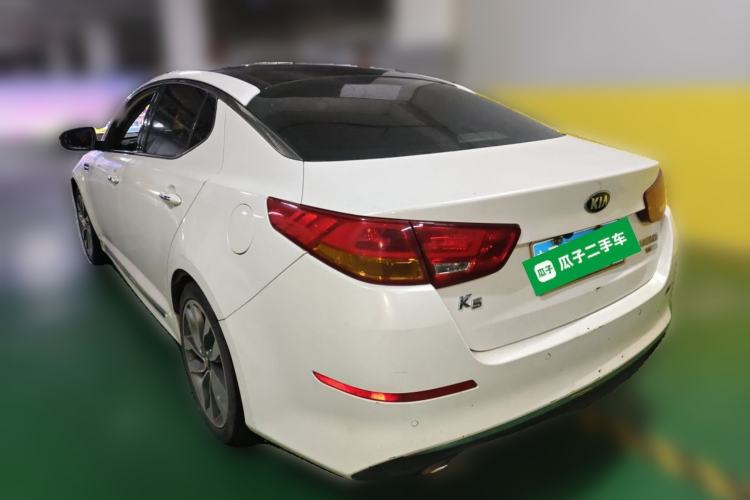 Used Kia K5 2014 2.0L Automatic LUXURY Rear Left 45 Deg