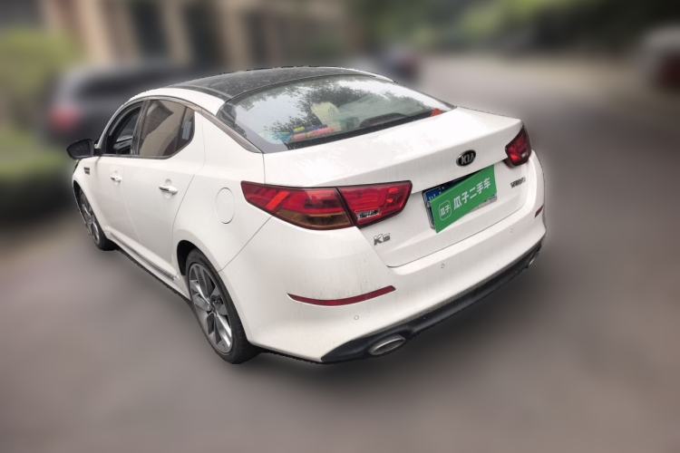 Used Kia K5 2014 2.0L Automatic LUXURY Rear Left 45 Deg