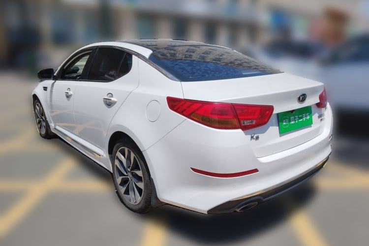 Used Kia K5 2014 2.0L Automatic LUXURY Rear Left 45 Deg