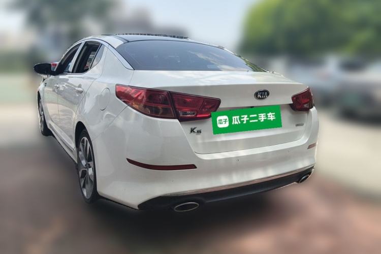 Used Kia K5 2014 2.0L Automatic LUXURY Rear Left 45 Deg