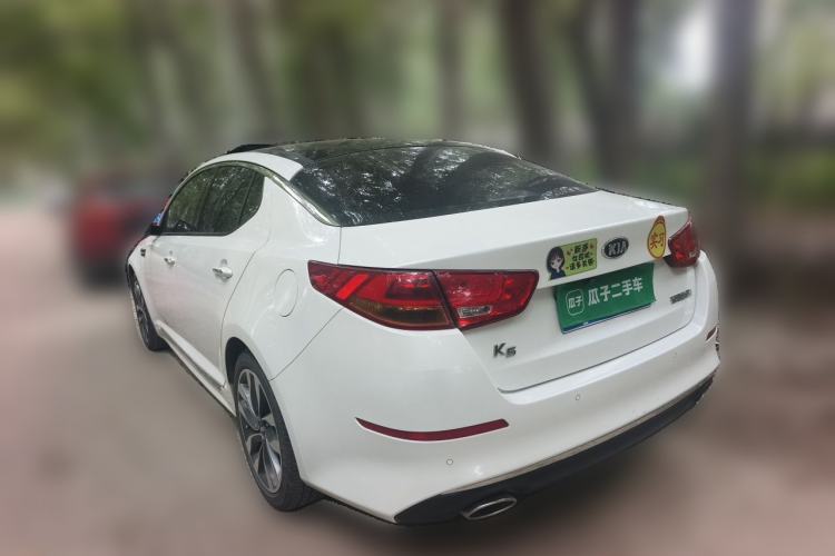 Used Kia K5 2014 2.0L Automatic LUXURY Rear Left 45 Deg