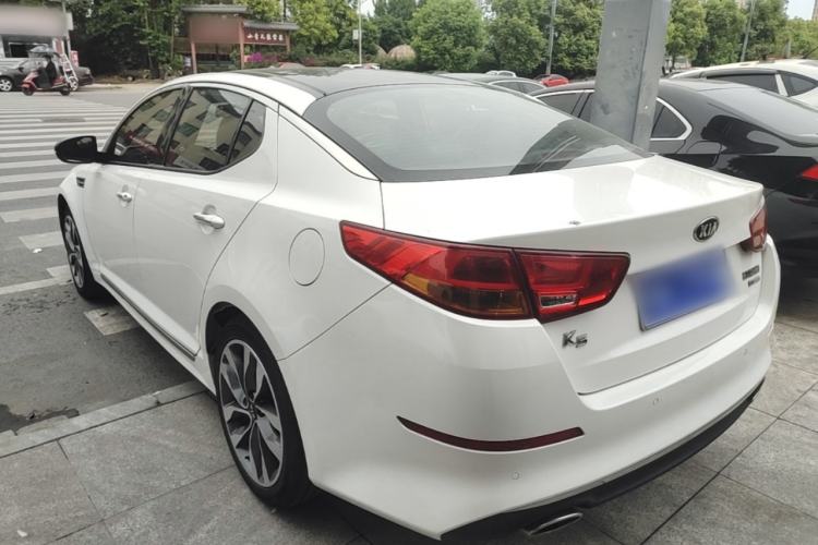 Used Kia K5 2014 2.0L Automatic LUXURY Rear Left 45 Deg