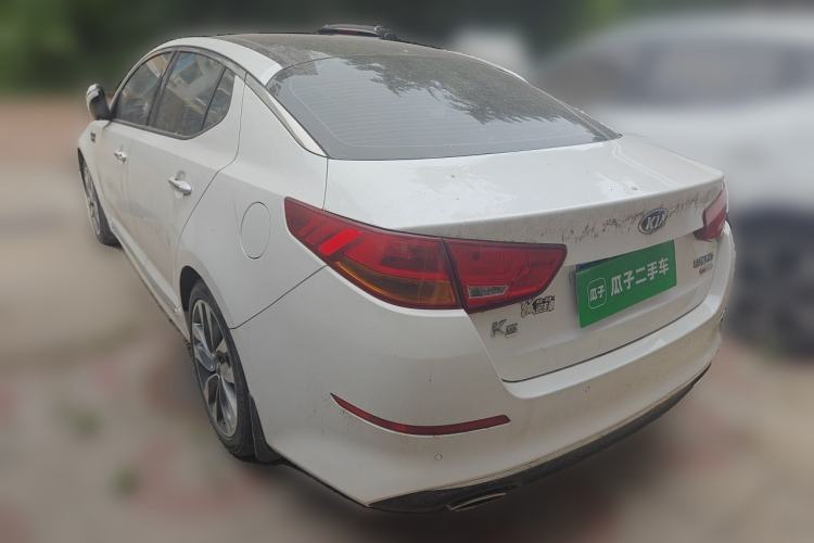 Used Kia K5 2014 2.0L Automatic LUXURY Rear Left 45 Deg