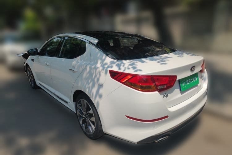 Used Kia K5 2014 2.0L Automatic LUXURY Rear Left 45 Deg