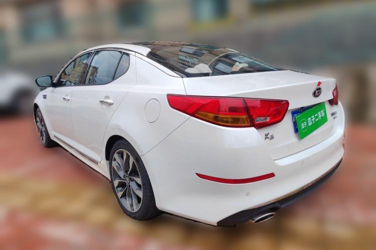Used Kia K5 2014 2.0L Automatic LUXURY Rear Left 45 Deg
