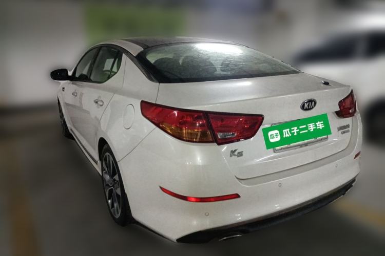 Used Kia K5 2014 2.0L Automatic LUXURY Rear Left 45 Deg